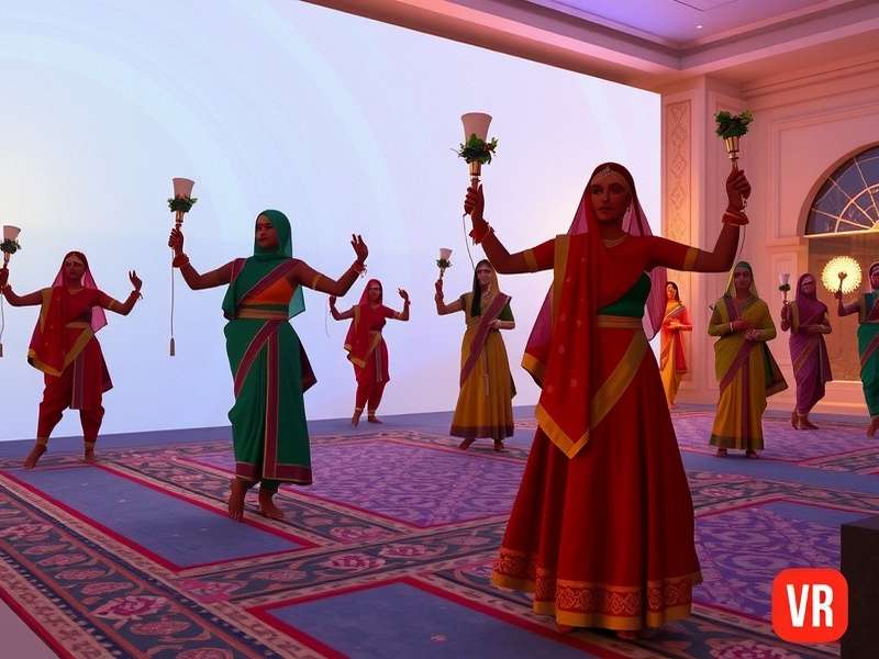 Rhythm Rajasthan VR cultural story mode showing traditional festival